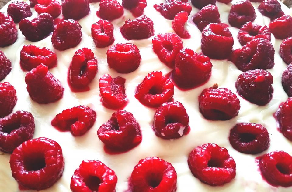 Layer cake vanille-fraise